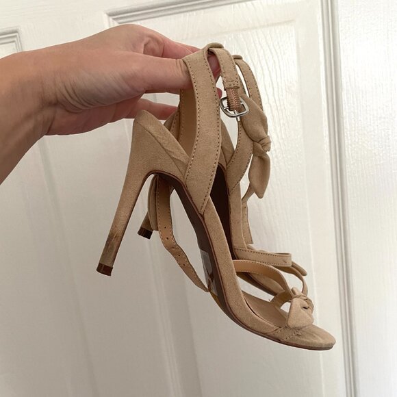 Who What Wear Suede Strappy Heels - Picture 3 of 9